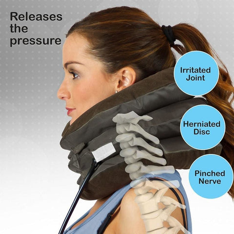 Neck Pain - Relief - Air Cervical Soft Neck Brace Device - Neck Brace