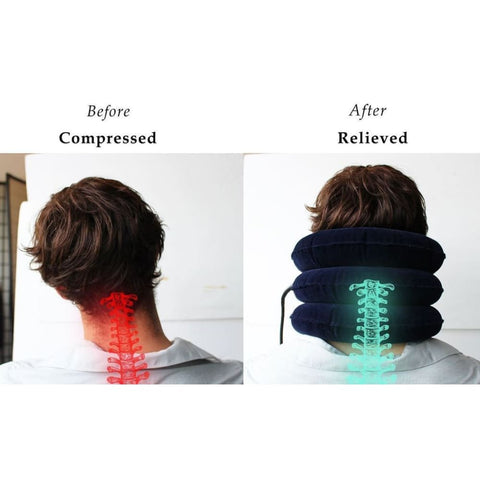 Neck Pain - Relief - Air Cervical Soft Neck Brace Device - Neck Brace